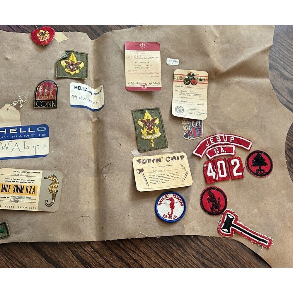 Vtg Lot BSA Jesup Georgia Patches 60s 70s‎ Boy Scouts America